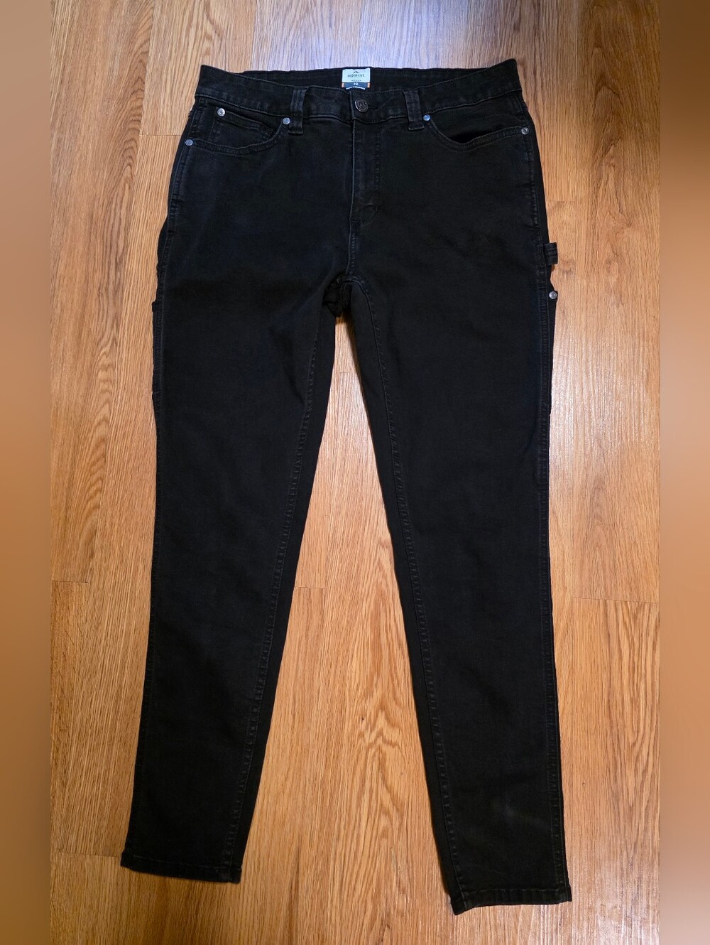 Ridgecut Cargo Pants Women's 16 Black Skinny Stretch Workwear Utility Pockets